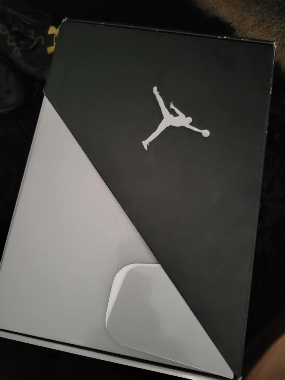 Jordan Black and White High-Top Sneakers